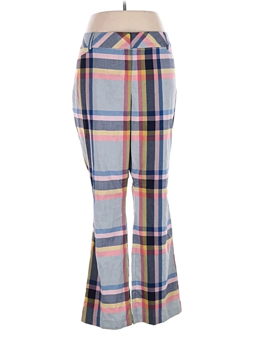 Plaid Pants in Pastel Multicolor